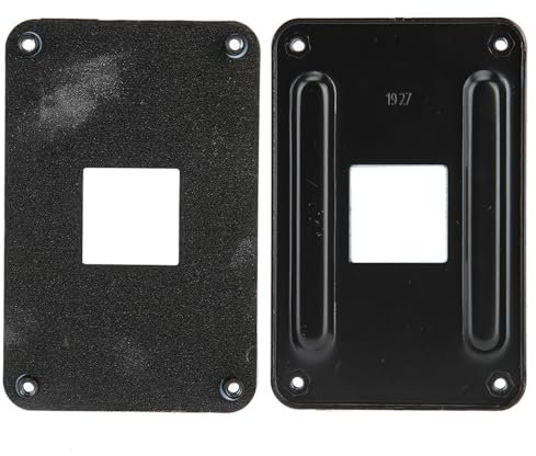 AM4 Backplate, CPU Heatsink Bracket, CPU Fan Cooling Mounting Sheet Plate for AMD AM4 Socket, AM4 Metal Motherboard Backplate CPU Radiator Base Black