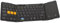 JQVDE Foldable Wireless Keyboard with Touchpad Screen Display Rechargeable Bluetooth Keyboard Fit For Windows Android iOS(Hebrew layout)