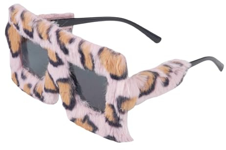 ZoeWei Lustige Sonnenbrille Plüsch Partybrillen für Halloween Karneval Fasching Foto Requisiten Geburtstagsfeier