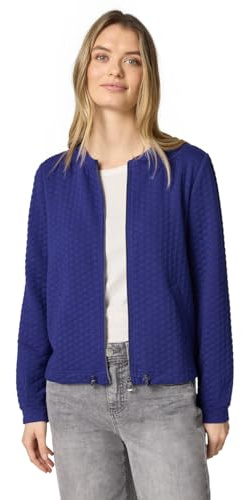 Street One Zipper Jacke mit Struktur amparo blue 34