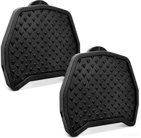 Pedale Plate für Shimano SPD-SL Klickpedale – Klickpedal Umrüsten zu Flachpedal, Leichtes Nylon Pedal Zubehör für Rennrad, Kompatibel mit Shimano Tiagra/105/Ultegra/Dura-Ace für Alltag- und Freizeitfa