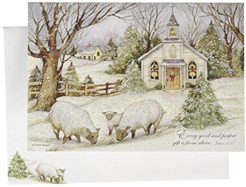 Weihnachtskarte Lang Grazing Morning Petite, 2004533