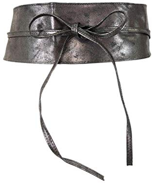 irisaa Ceinture large pour femme, Marbre violet., taille unique