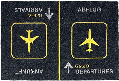 for-collectors-only Fußmatte Ankunft/Abflug Fussmatte Departures/Arrivals Fußabtreter Türmatte Schmutzmatte Schmutzfangmatte