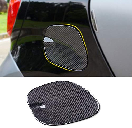 Tankdeckelabdeckungen Tankdeckel Fuel Filler Gas Cap Cover, Austausch von Kohlefaseraufklebern Einfache Dekoration für Smart fortwo forfour 453 Auto-Außenverkleidung Styling-Zubehör