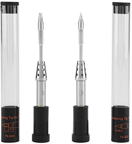 Lötkolbenspitze Steckbare Lötkolbenspitzen Ersatz für TS80 Digital-Lötkolben für Elektriker(TS-D25 und TS-B02)