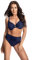 Selente My Secret D8139 Costume da Bagno Donna a Due Pezzi, Balconcino con Coppe Blu Scuro, IT 5C