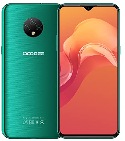 DOOGEE 4G Smartphone X95, 3GB+16GB(Estensione 256GB), 6,52’’ Waterdrop HD+, Batteria 4350mAh 10W Ricarica Rapida, Fotocamera Tripla 13MP, Android 10 Cellulare Dual SIM, Riconoscimento Facciale Verde