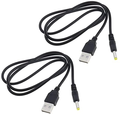 2 Stück Ladekabel Netzkabel Ersatz Kompatibel mit Sony PSP 1000 2000 3000 Serie Passend für Recorder Notebook LED Streifen Kamera