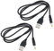 2 Stück Ladekabel Netzkabel Ersatz Kompatibel mit Sony PSP 1000 2000 3000 Serie Passend für Recorder Notebook LED Streifen Kamera