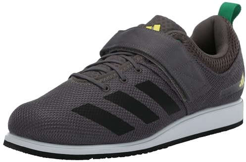adidas Unisex-Erwachsene Powerlift 5 Gewichtheberschuhe Crosstrainer, Anthrazit/Schwarz/Weiß, 4 Women/5 Men