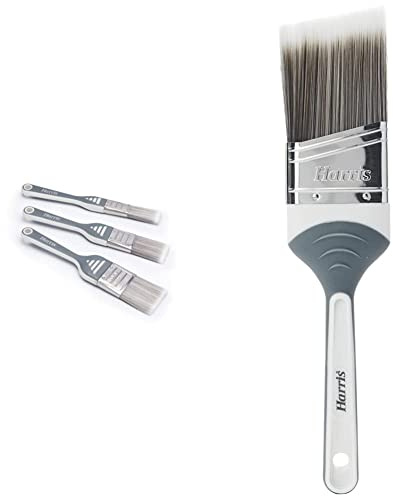 Harris Ultimate Blade Paint Brushes | 3 Brush Pack | Precision Cutting-in & Control | 1, 1.5, 2 Angled Paint Brush