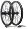 16 Zoll 305 Klappfahrrad Radsatz BMX-Rad Aluminiumlegierung Doppelwandiger Rand Scheibenbremse Schnelle Veröffentlichung 100/135MM 8 9 10 11-Gang-Kassette 24 Löcher