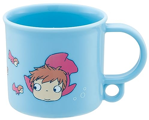Skater KE5AAG-A Antibakterielle Tasse, Ponyo on The Cliff, Studio Ghibli, 201.1 ml (200 ml), spülmaschinenfest, Made in Japan