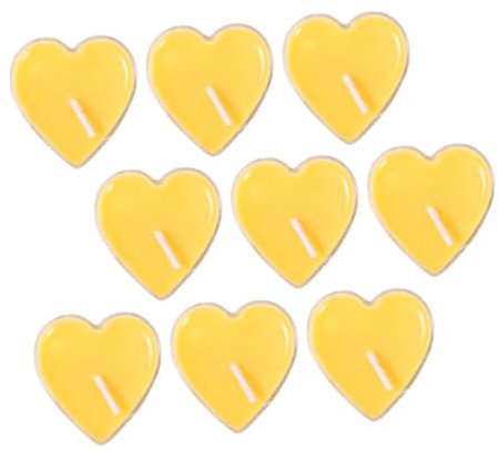Zerodeko 9pcs Candle Rose Petals for Romantic Night Christmas Tea Red Heart Tea Lights Wedding Decoration Flameless Tea Lights Rose Pedals Dollhouse Couch Pink Party Supply Led Wax Modeling