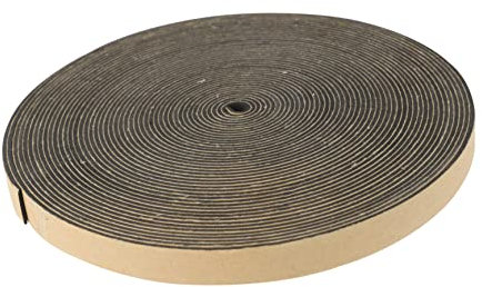 ibasenice 1roll Speaker Sealing Tape Soundproof Adhesive Foam Strip for Insulation and Reduction for Speaker and Junction Box Installation Air Leak Prevention