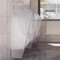 Wand Montiertes Urinal Edelstahl-Urinale, Urinal-Bildschirm, Toilettentrennwand, wandmontierter Urinal-Sichtschutz für Herren, Urinal-Trennwand aus durchscheinendem Glas für Hotels/öffentlic