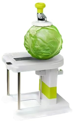 HLGKBY Cabbage Cutting Machine Shredded, Vegetable Slicer with 3 Stainless Steel Blades, Cut 5kg in 5 Minutes, for Restaurants