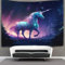 EVMILA 3D Einhorn Wandteppich Heimdekoration Bettwäsche Poster Wandkunst Tapisserie Wandbehang Polyester Für Schlafzimmer Wohnzimmer Schlafsaal Hausdeko 100cmx150cm