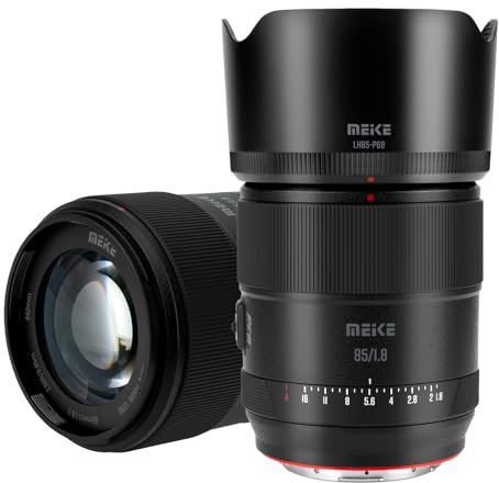 Meike Lente de teleobjetivo mediano STM de 85 mm f1.8 Pro II de marco completo de alta resolución con enfoque automático fijo para Panasonic Lumix Sigma Leica L-Mount cámara sin espejo S1 S1R S1H S5