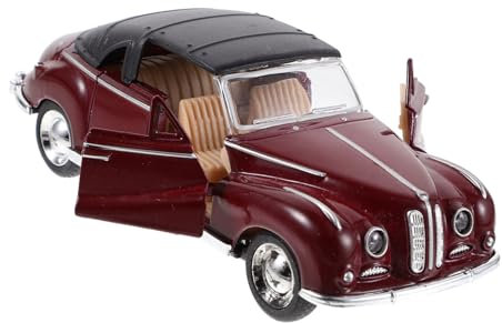 KONTONTY 32 Klassisches Retro Auto Als Tischdeko Und Sammlerstück Deko Für Zuhause Und Büro Braunes Design