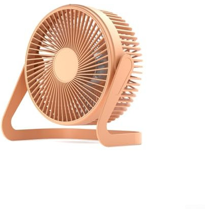 Yhenlovtt USB Fan, Mini Handheld Fan, Clip And Desk Personal Fan With Sturdy Clamp, 5 Speeds Adjustable Strong Wind, For Home, Office And Desk(orange)