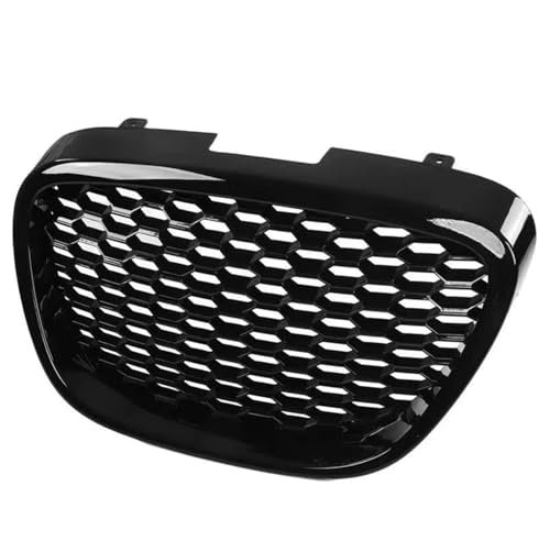 Frontgrill Für Seat Leon 1P MK2 Für Altea 5P Für Toledo MK3 2006-2009 1133007 Hitzebeständiger Kühlergrill Grille Honeycomb Front Bumper Grill Front Nieren Kühlergrill(Glossy Black)