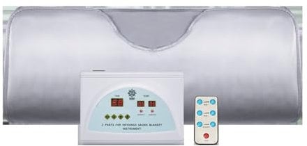Sauna Box, Manta de Sauna for quemar grasa con Control remoto por infrarrojos, manta cafactora de desintoxicación for Spa adelgazante for pérdida de peso for moldeador corporal en casa para la comodid
