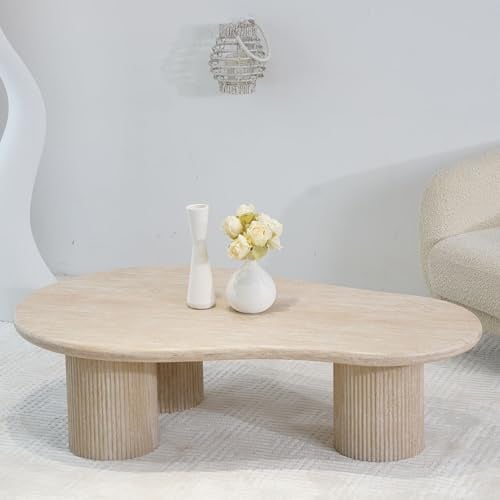Milton & Oldbrook Tovuz Couchtisch, 130 cm, sandfarben