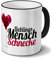 printplanet Tasse mit Namen Schnecke - Motiv Lieblingsmensch - Namenstasse, Kaffeebecher, Mug, Becher, Kaffeetasse - Farbe Schwarz