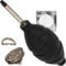 Blasebalg EXTRA stark mit Staubfilter Staubreiniger schwarz Air Blower geeignet für Kamera, Objektive, Sensor, Tastatur, Smartphone von JJC