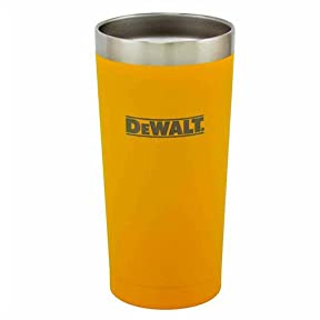 DEWALT Stainless Steel Tumbler, Yellow, 20 Ounce