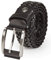 LINDENMANN Flechtgürtel Herren Vollledergürtel aus Vollrindleder, 35 mm breit, Gürtel, Ledergürtel, Flecht-Ledergürtel, schwarz