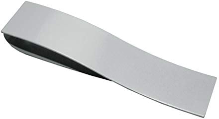 GARDINIA Raffspange Indira mit Magnetverschluss, Metall, Edelstahl-optik, 13 x 3 cm