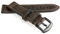 RIOS1931 Jersey Rindsleder Uhrenarmband handgemacht in Deutschland Robust 20mm Braun