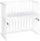 babybay Midi Beistellbett, weiß lackiert mit Matratze Classic Soft