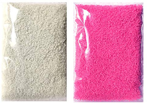ToBe-U 120G Sable Fluorescent Lueur dans Le Gravier Lumineux foncé Pigment Couleur Peintures au néon Grain Photoluminescent Lumière Poudre Particules pour DIY Decor Craft