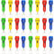 THE TWIDDLERS 24 Mini Torch Keychains - Assorted Flashlight Colours, Ideal Small Torches for Party Bag Fillers for Kids, Light Keyring Party Favours