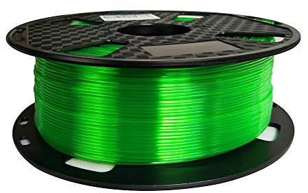 CC3D PETG Filament Gras Grün 1,75 mm 1kg 3D Drucker Filament 1 kg Spule 3D Druckmaterialien CC3D passend für die meisten FDM-Drucker, Grün (Grasgrün)