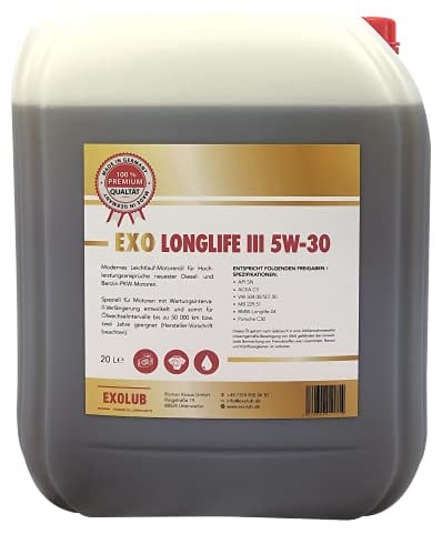 20 Liter EXO LongLife III 5W-30 Motorenöl