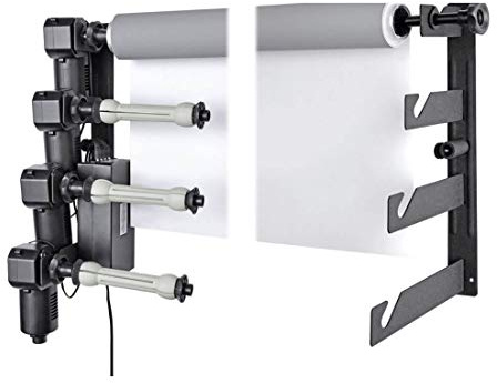 Pixapro Motorised Quad Background Expansion-Drive 10kg Load Capacity Photography Lighting for up to 4 Paper or Vinyl Backdrops with 99 Channel Wireless Remote Control