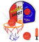 Cosysparks Mini Basketballkorb, Basketballkorb Wandmontage Indoor Mit 2 Bällen Basketballkorb Zimmer für Kinder Jungen Mädchen Desktop-Badezimmer-Schlafzimmer-Spiel