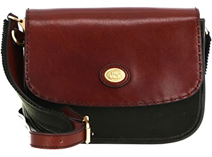 The Bridge Loden Umhängetasche Leder 24 cm