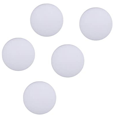 Homoyoyo 5pcs Decoration for Bathrooms Wall Protector Self Adhesive Door Handle Bumper Door Knob Protector Door Stop Door Wall Door Knob Bumper Bulk Dice Protective Cover White Soft Rubber