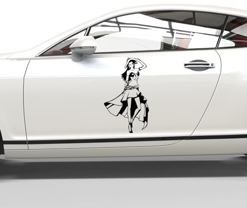 mein-motiv.com Autoaufkleber One Piece - Nico Robin Größe M - ca. 60cm x 36cm