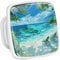 Schubladenknöpfe, Küchenknauf, 4 Stück, Meer, Strandkörbe, Bäume, fluoreszierende Schrankschublade, Griff mit Glas, ABS, Kommode, Türgriffe für Badezimmer
