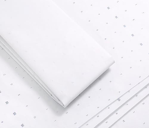 Mönsterpapper för modedesign – 91 cm x 3 yards paket – ingen rulle – alfa-numeriskt prickat markeringspapper – tillverkat i USA