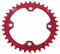 lvifloae Piñón Redondo Ovalado BCD 104 para Bicicleta de montaña, Ancho Estrecho, Plato único, Negro/Rojo, 32/34/36/38 Dientes, Piezas de reparación para Bicicleta de Carretera, Bicicleta (36T)