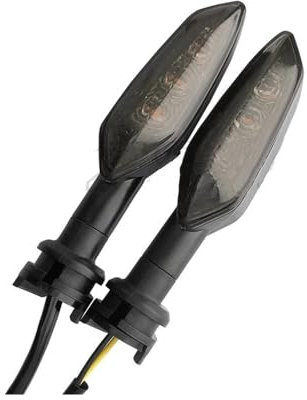 NFNVEKESD Blinkerleuchten Für Y&amaha Für MT07 MT09 FZ1 FZ8 Tenere 700 XSR Tracer 900/GT Motorrad Blinker Licht Anzeige(2pc Smoke)