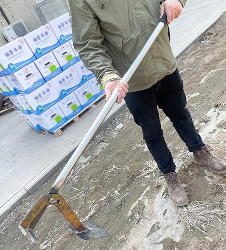 Robuster Pfostenabzieher und Baumstumpfe-Werkzeug – 91,9 cm Hebelwirkung für müheloses Entfernen von Metallstangen und Bäumen – ideal für Garten, Bauernhof und Bambus-/Zementsäulen